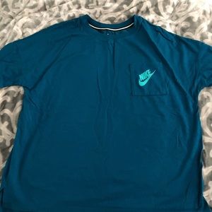 Nike - Blue Long Sleeve Shirt